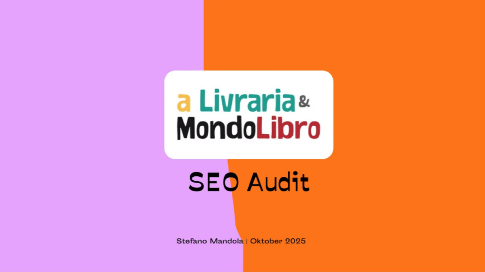 SEO Audit presentation cover